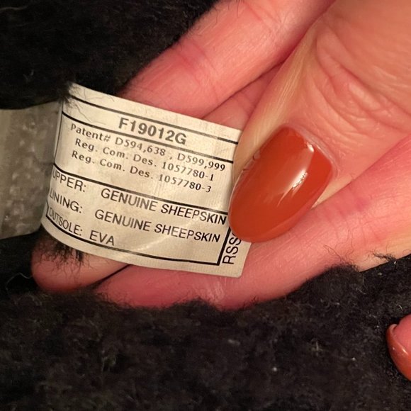 Ugg Black Mini Bailey Button Bling Boot - Picture 9 of 9